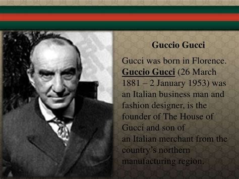 what year was gucci established|how did gucci get started.